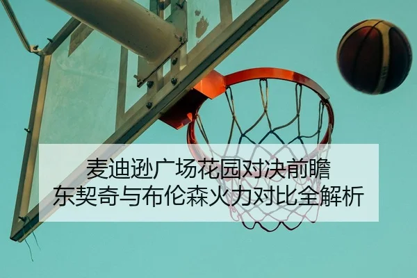 麦迪逊广场花园对决前瞻 东契奇与布伦森火力对比全解析
